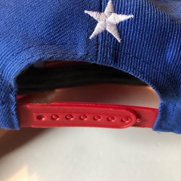New League Snap Back Hat Glossy Lid American Flag - Picture 4 of 12